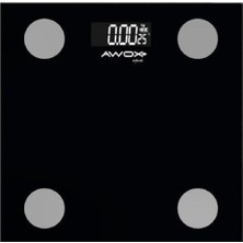 Özbience Şık Siyah Cam Dijital Tartı, Hassas Ölçüm ve Modern Tasarım