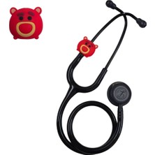 Akçamed Kırmızı Ayıcık Stetoskop Süsü