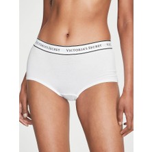 Victoria's Secret Logolu Pamuklu Boyshort Külot