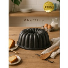 ChefTime Siyah Dilimli Kek Kalıbı | 25 cm
