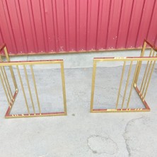 Star Krom Titanyum Kaplama L Masa Ayakları Kişiye Özel