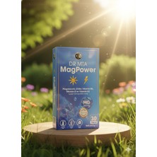 DR MTA MagPower Magnezyum, Çinko, Vitamin B6, Vitamin D ve Vitamin K2 İçeren Takviye Edici Gıda