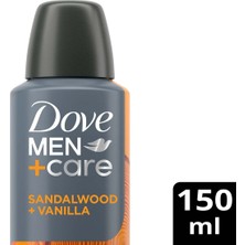Dove Men +Care Advanced Erkek Deodorant 72 Saat Koruma Sandalwood Vanilla 150 ml