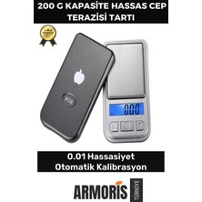 Özbience LCD Ekranlı Otomatik Kapanma Kalibrasyon Hassas Cep Tartısı 200G 0.01G