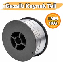 Badem10 Gazaltı Kaynak Teli 1 mm 1 kg Çelik Mıg Mag Kaynak Makinesi Uyumlu Kaynak Teli Profesyonel Dayanıklı