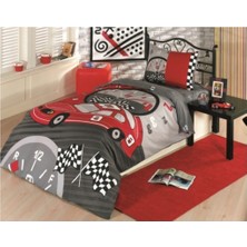 Kristal Yarışçı Ranforce Tek Kişilik Nevresim Takımı