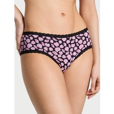 Victoria's Secret Beli Dantelli Pamuklu Cheeky Külot