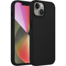 Bix iPhone 14 Plus / 15 Plus Silikon Kılıf Magsafe Uyumlu Güçlü Koruma Darbe Emici Kakao Kahverengi