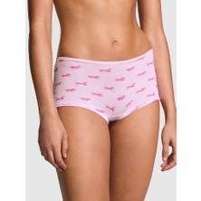 Victoria's Secret Logolu Pamuklu Boyshort Külot