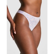 Victoria's Secret Logolu Pamuklu Derin Bacak Kesim Tanga