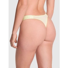Victoria's Secret Logolu Pamuklu Derin Bacak Kesim Tanga