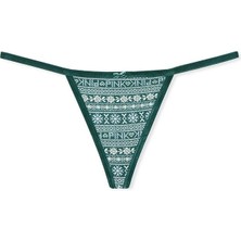 Victoria's Secret Kadife Kenarlı Pamuklu V-String Külot