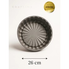 ChefTime Gri Tart Kek Kalıbı | 26CM