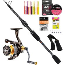 Fujin Fuji Ajigo 195 cm 05-5 gr Ajime 1500 Lrf Olta Takımı Seti