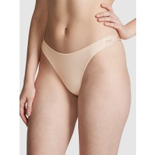 Victoria's Secret Logolu Pamuklu Derin Bacak Kesim Tanga