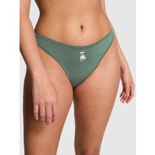 Victoria's Secret Pamuklu Derin Bacak Kesim Tanga