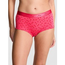 Victoria's Secret Logolu Pamuklu Boyshort Külot