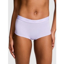 Victoria's Secret Logolu Pamuklu Işıltılı Boyshort Külot