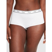 Victoria's Secret Logolu Pamuklu Boyshort Külot
