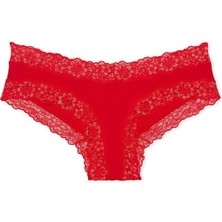 Victoria's Secret Işıltılı Dantel Pamuklu Cheeky Külot