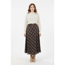 Karsel Kemerli Ekose Uzun Etek