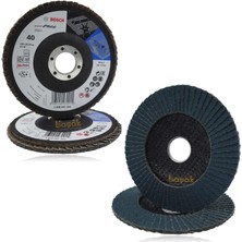 Bosch Expert 125 mm 40 Kum X551 Fiber Metal-Inox Flap Disk (1 Ad) 2608607353