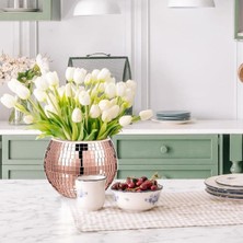 Bsre Kendinden Yapışkanlı Bronz Ayna Mozaik Rulo Sticker - Dekoratif Kare Cam Folyo 30X30 cm