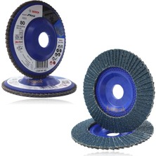 Bosch Expert 115 mm 80 Kum X551 Plastik Metal-Inox Flap Disk (1 Ad) 2608607363