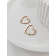 Hercy Xuping Model Zirkon Taşlı Ithal Kalp Küpe