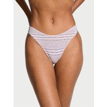 Victoria's Secret Esnek Pamuklu Derin Bacak Kesim Scoop Tanga