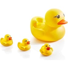 Kiddico Toys Sevimli Vinil Ördek Ailesi Banyo Oyuncakları