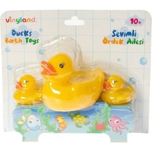Kiddico Toys Ördek Ailesi Banyo Oyuncakları 3 Lü Set