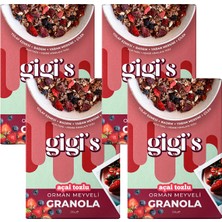 Gigis Food Orman Meyveli Granola - Açai Tozlu 4'lü Paket 4X250 gr