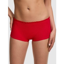 Victoria's Secret Pamuklu Arkadan Bağlamalı Boyshort Külot