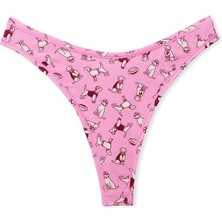 Victoria's Secret Pamuklu Derin Bacak Kesim Tanga