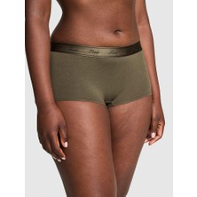 Victoria's Secret Logolu Pamuklu Boyshort Külot