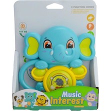 Kiddico Toys Ilk Davulum Fil Sesli ve 3 Fonksiyonlu