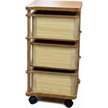 Arbor Ahşap 3 Katlı Sebzelik ve Çok Amaçlı Organizer – Estetik ve Ultra Dayanıklı