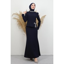 Jessica Taşlı Takım Lacivert