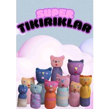 Lokiboo Tıkırık Örgü Yastık Uyku ve Oyun Arkadaşı Şeker - 45 cm