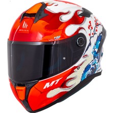 Mt Helmets mt Targo S Yamanaka A5 Parlak Kapalı Kask Xl