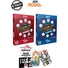2026 Model Liderler Karması Tyt 8 Yayın 8 Deneme + Ayt 8 Yayın 8 Deneme Seti Paragraf Deneme Hediye