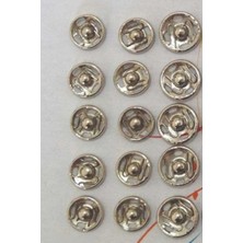 Lokiboo Çıt Çıt 30 mm 6'lı Gümüş