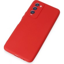 Marsilyan Tecno Camon 18 Kılıf First Silikon - Kırmızı