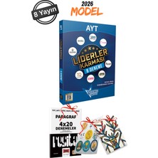 2026 Model Liderler Karması Ayt 8 Farklı Yayın 8 Deneme Seti (Paragraf Deneme Hediyeli)