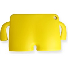 Marsilyan iPad 4 9.7 Kılıf Karakter Tablet Silikon - Sarı