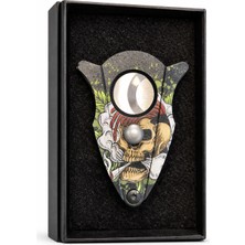 Parmida Kafatası Desenli Çift Bıçaklı Kesici - PPM068