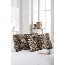 Marla Home 2'li Yastık Kılıfı | Pamuklu | 50X70 cm | Leopar