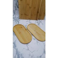 Sween Home 2 Adet Bambu Yağdanlık Altlığı Tabak