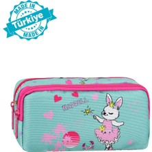 GENC DIJITAL BASKI Tavşan Desenli Kalem Çantası